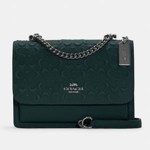 Klare Crossbody in Signature Leather with Matching Wristlet